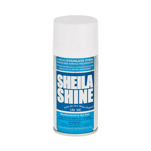 Sheila Shine Low VOC Stainless Steel Cleaner and Polish, 10 oz Spray Can