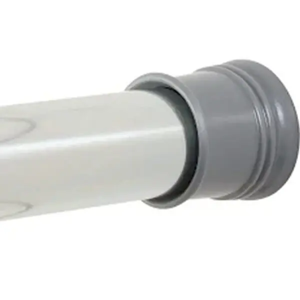 Shower Curtain Tension Rod 42″ to 72″, Polished Chrome