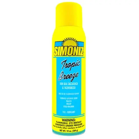 Simoniz® Tropic Breeze Dry Air & Fabric Deodorizer - 10 oz. Net Wt.