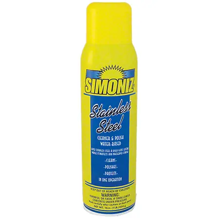 Simoniz® Water Based Stainless Steel Polish & Cleaner - 16 oz. Net Wt.