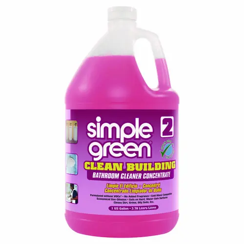 Simple Green® Clean Building Bathroom Cleaner Concentrate, Unscented, 1 gal Bottle, 2/Carton