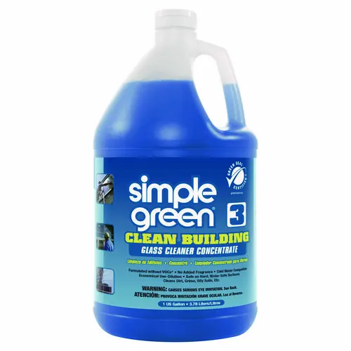Simple Green® Clean Building Glass Cleaner Concentrate, Unscented, 1gal Bottle