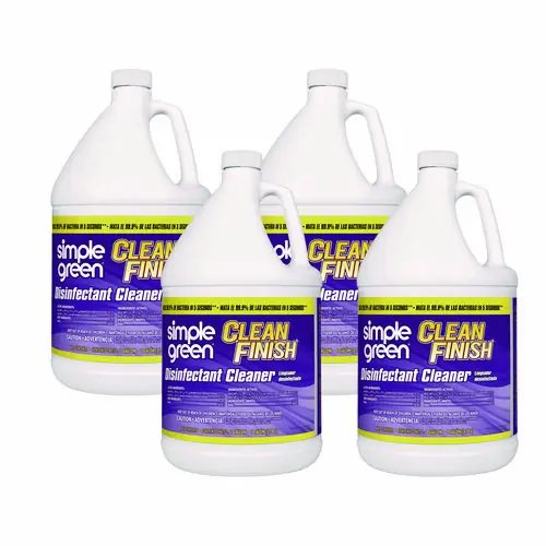Simple Green® Clean Finish Disinfectant Cleaner, Herbal, 1 gal Bottle, 4/Carton
