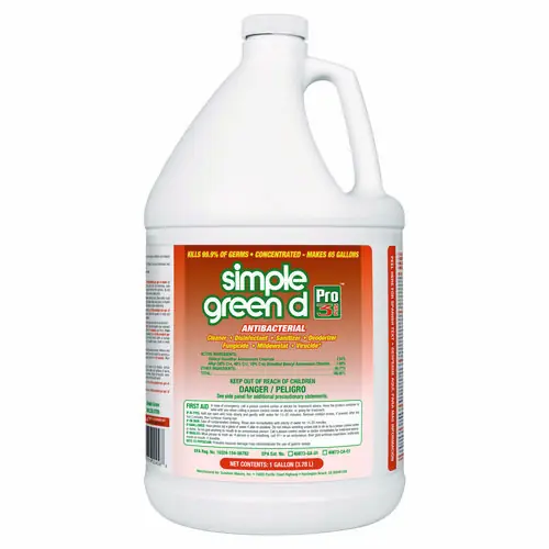 Simple Green® d Pro 3 Plus Antibacterial Concentrate, Herbal, 1 gal Bottle, 6/Carton