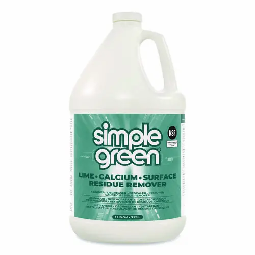 Simple Green® Lime Calcium Surface Residue Remover, 1 gal Bottle, 6/Carton