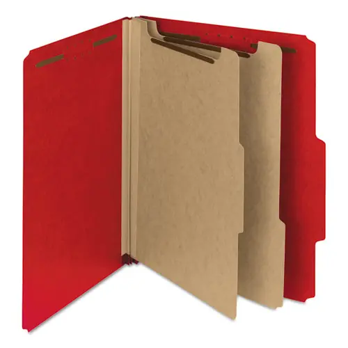 Smead 100% Recycled Pressboard Classification Folders