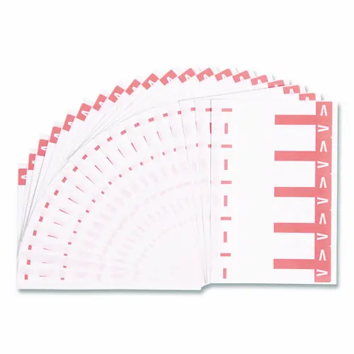 Smead AlphaZ Color-Coded First Letter Combo Alpha Labels, I/V, Pink/White, 100 Labels per Pack