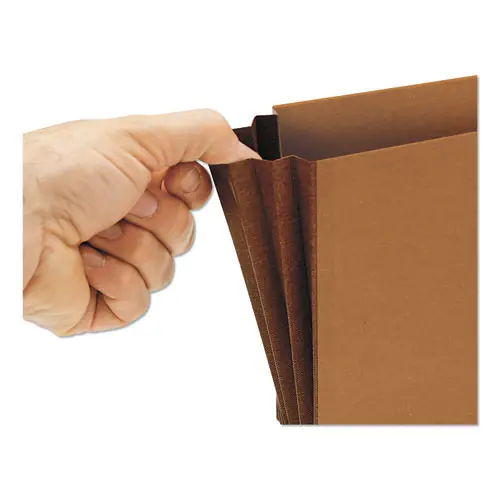 Smead Classic Expanding Wallets with Tear-Resistant Gussets, Elastic Cord Closure, Legal Size, Redrope