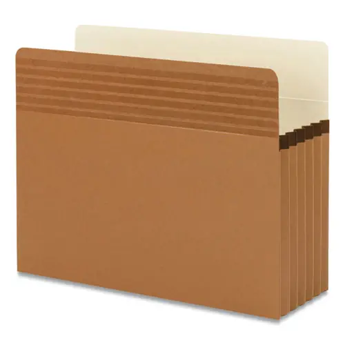 Smead Easy Grip Pockets, Letter Size, Redrope, 5.25" Expansion, 10/Box