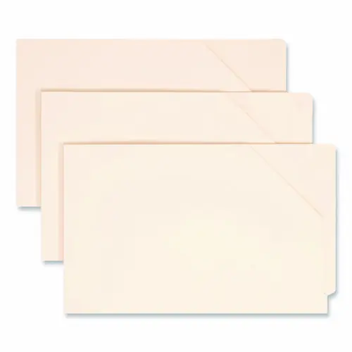 Smead End Tab Jackets with Reinforced Tabs, Straight Tab, Legal Size, 11-pt Manila, 100/Box