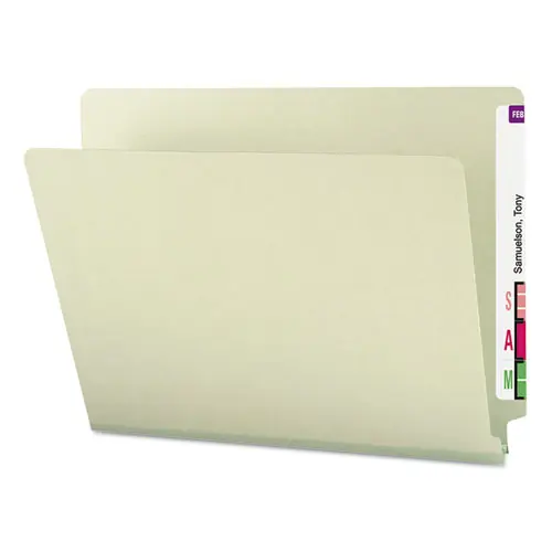 Smead Extra-Heavy Recycled Pressboard End Tab Folders