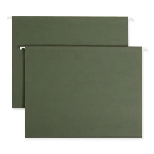 Smead Hanging Folders, Letter Size, Standard Green, 25/Box