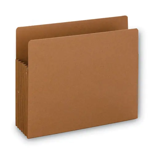 Smead Heavy-Duty Redrope End Tab TUFF Pockets, 5.25" Expansion, Letter Size, Redrope, 10/Box