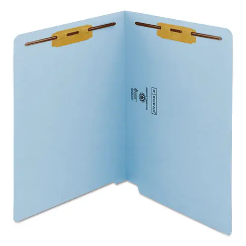 Smead Heavyweight Colored End Tab Fastener Folders