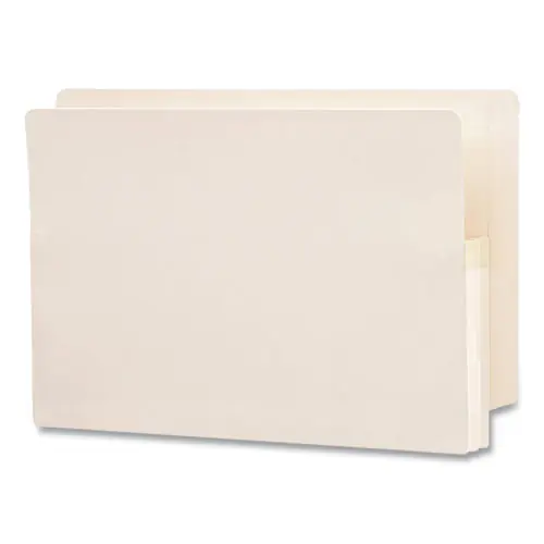 Smead Manila End Tab File Pockets, 1.75" Expansion, Legal Size, Manila, 25/Box