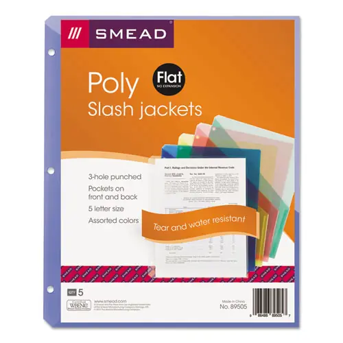 Smead Organized Up® Poly Slash Jackets