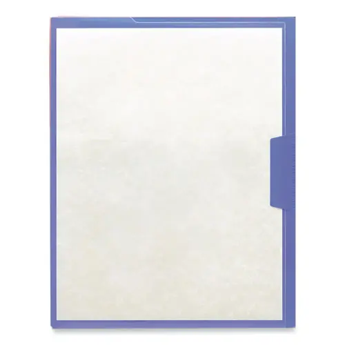 Smead Organized Up Poly Opaque Project Jackets, Letter Size, Assorted Colors, 5/Pack