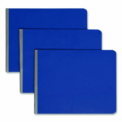 Smead Prong Fastener Premium Pressboard Report Cover, 2" Capacity, Two-Prong, 8.5 x 11, Dark Blue