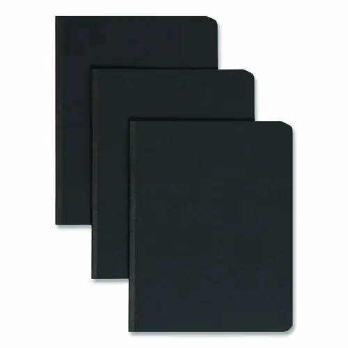 Smead Prong Fastener Premium Pressboard Report Cover, Two-Piece Prong Fastener, 3" Capacity, 8.5 x 11, Black