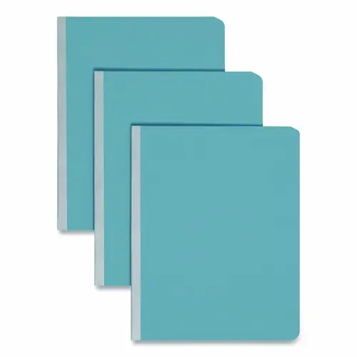 Smead Prong Fastener Premium Pressboard Report Cover, Two-Piece Prong Fastener, 3" Capacity, 8.5 x 11, Blue