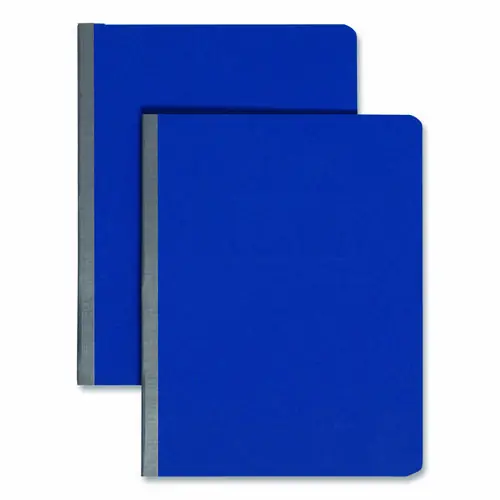 Smead Prong Fastener Pressboard Report Cover, Two-Piece Prong Fastener, 3" Capacity, 8.5 x 11, Dark Blue/Dark Blue