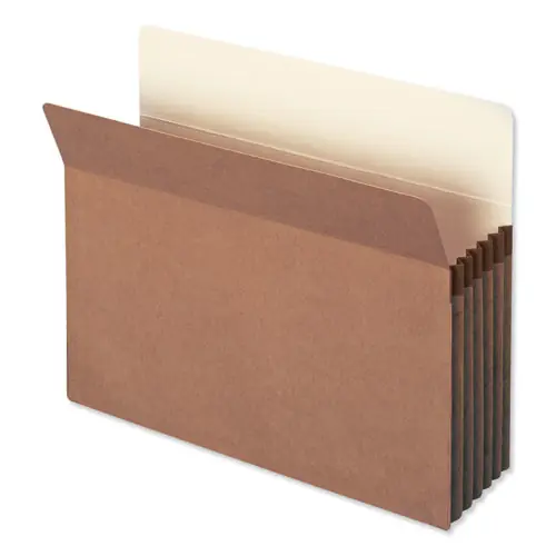 Smead Redrope Drop Front File Pockets, Letter Size, 5.25" Expansion, Redrope, 50/Box