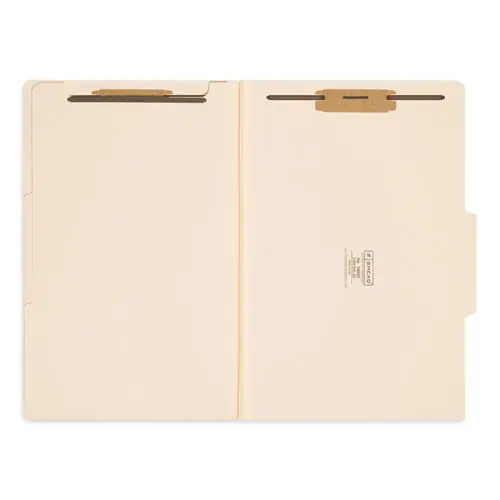 Smead Six-Section Top Tab Classification Folders, Legal Size, Manila, 10/Box