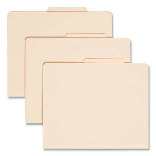 Smead Six-Section Top Tab Classification Folders, Letter Size, Manila, 10/Box