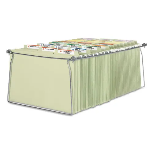 Smead Steel Hanging Folder Drawer Frame, Legal Size, Gray, 2/Pack