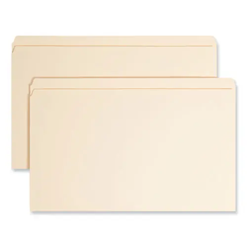 Smead Top Tab Fastener Folders, Straight Tabs, 0.75" Expansion, 1 Fastener, Legal Size, Manila, 50/Box