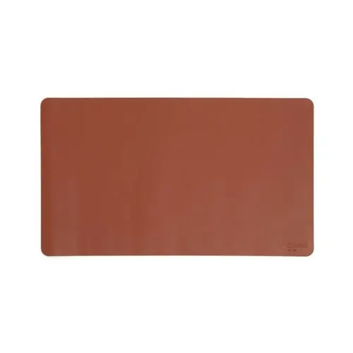 Smead Vegan Leather Desk Pads, 23.6" x 13.7", Brown
