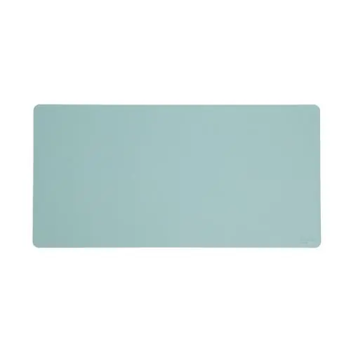 Smead Vegan Leather Desk Pad, Light Blue, 31.5" x 15.7"