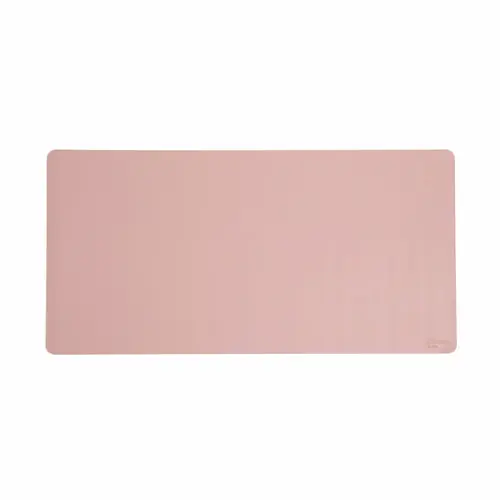 Smead Vegan Leather Desk Pads, 31.5 x 15.7, Light Pink