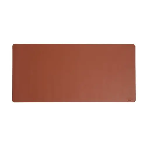 Smead Vegan Leather Desk Pads, 36" x 17", Brown