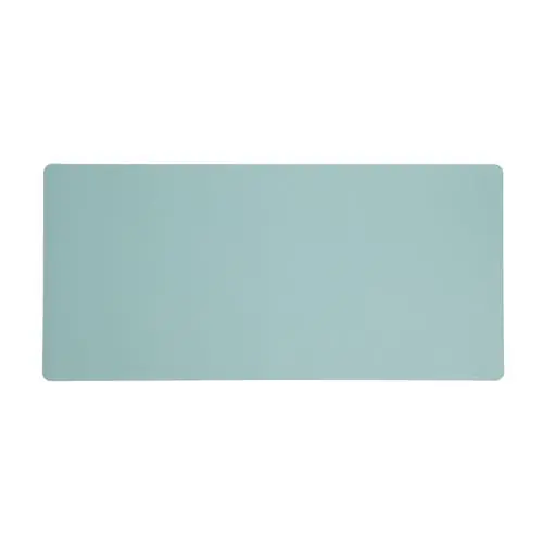 Smead Vegan Leather Desk Pads, 36" x 17", Light Blue
