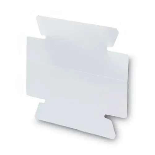 Smead Viewables Hanging Folder Tabs and Labels, Quick-Fold Tabs with Labels, 1/3-Cut, White, 3.5" Wide, 45/Pack