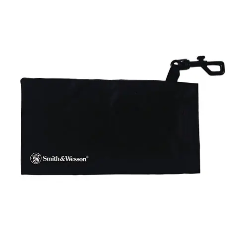 Smith & Wesson® Safety Glasses Carrying Pouch with Belt Clip, Black, 12/Carton