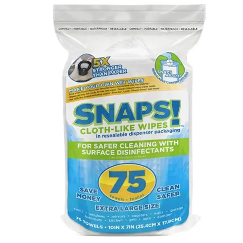 SNAPS!™ XL Cloth-Like Wipes, DIY Wet Wipes