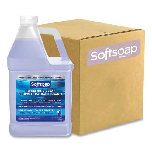 Softsoap® Liquid Hand Soap Refill, Refreshing Clean Scent, 128 oz, 4/Carton