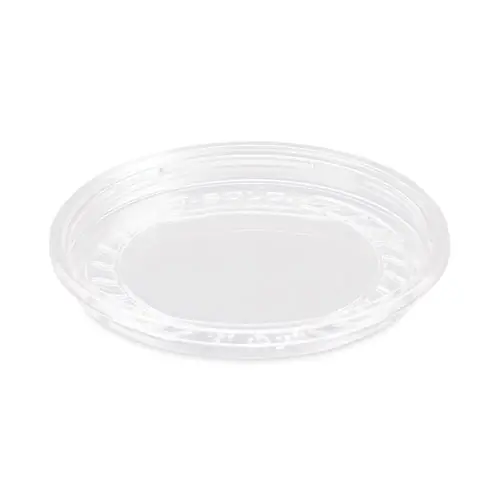 SOLO® Bare Eco-Forward RPET Deli Container Lids, Recessed, Clear, Fits 8 oz Containers, 500/Carton