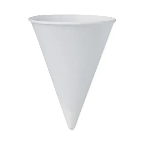 SOLO® Cone Water Cups, 4 oz, Paper, White, 200/Pack