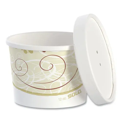 SOLO® Flexstyle Double Poly Food Combo Packs, 12 oz, Symphony, Paper, 250/Carton