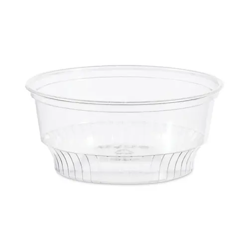 SOLO® SoloServe Dome Cup Lids, Fits 5 oz to 8 oz Containers, Plastic, Clear, 50/Pack, 20 Packs/Carton