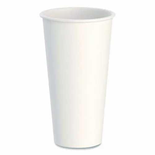 SOLO® Thermoguard Insulated Paper Hot Cups, 20 oz, White Sustainable Forest Design, 600/Carton