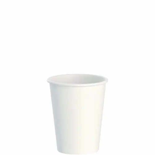 SOLO® Thermoguard Insulated Paper Hot Cups, 8 oz, White Sustainable Forest Design, 1,000/Carton