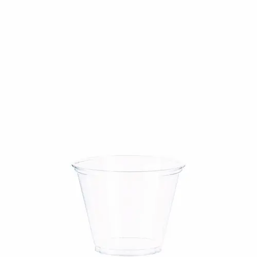 SOLO® Ultra Clear PET Cups, Squat, 9 oz, Plastic, 50/Bag, 20 Bags/Carton