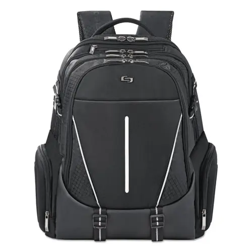 Solo Active Laptop Backpack, Fits Devices Up to 17.3", Black