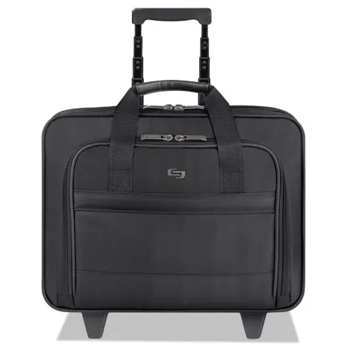 Solo Classic Rolling Case, Fits Devices Up to 15.6", Ballistic Polyester, Black