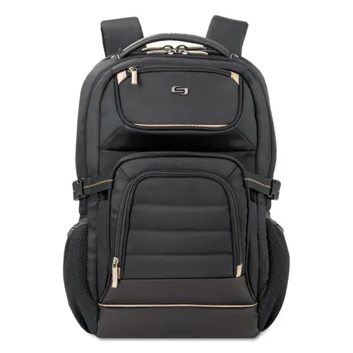 Solo Pro Backpack, Fits Devices Up to 17.3", Black