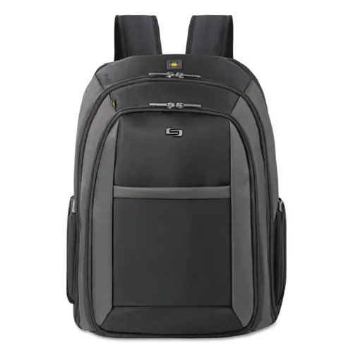 Solo Pro CheckFast Backpack, Black, Fits Devices Up to 16"